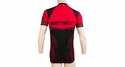 Pánský cyklistický dres Sensor  Cyklo Team Up Black/Red