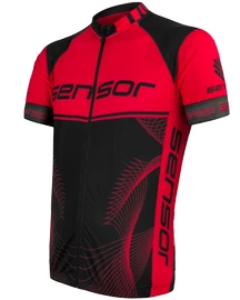 Pánský cyklistický dres Sensor Cyklo Team Up Black/Red