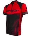 Pánský cyklistický dres Sensor  Cyklo Team Up Black/Red S