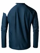 Pánský cyklistický dres VAUDE  Moab VI Longsleeve Dark sea