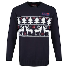 Pánský svetr CCM Holiday Ugly Sweather Navy