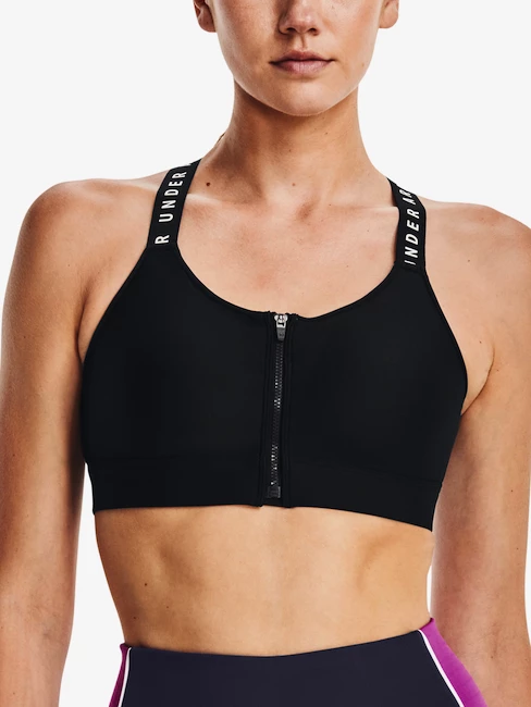 Podprsenka Under Armour UA Infinity High Bra Zip-BLK