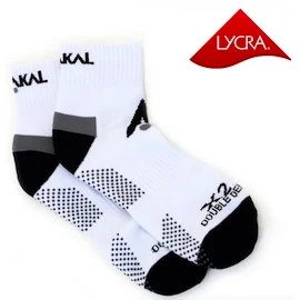 Ponožky Karakal Socks X2+ Men Ankle White/Black-41-47