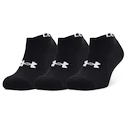 Ponožky Under Armour  Core No Show 3Pk-BLK  XL