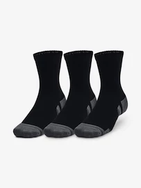 Ponožky Under Armour  Performance Cotton 3p Mid-BLK