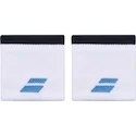 Potítka Babolat  Logo Wristband White/Drive Blue