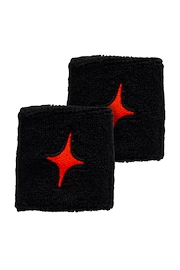 Potítka Starvie Black Wristband Red Star 2 Pack