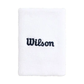 Potítka Wilson Wide Terry Wristbands Bright White