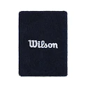 Potítka Wilson  Wide Terry Wristbands Classic Navy