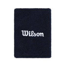 Potítka Wilson Wide Terry Wristbands Classic Navy