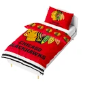 Povlečení Official Merchandise  NHL Chicago Blackhawks 140x200/70x90 cm