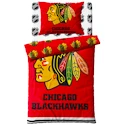 Povlečení Official Merchandise  NHL Chicago Blackhawks 140x200/70x90 cm