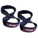 Power System Lifting Straps Figure 8 Silové Popruhy Trhačky Červené L/XL