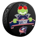 Puk Maskot Inglasco NHL Columbus Blue Jackets