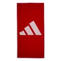 Ručník adidas  3Bar Towel Small Scarlet