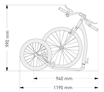 Skládací koloběžka Kostka Tour Fold