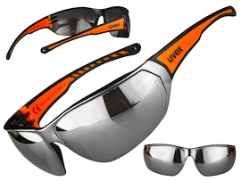 Sportovní brýle Uvex Sportstyle 204 Black/Orange UV