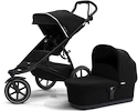 Sportovní kočárek Thule Urban Glide 2 černý + Thule korbička Bassinet