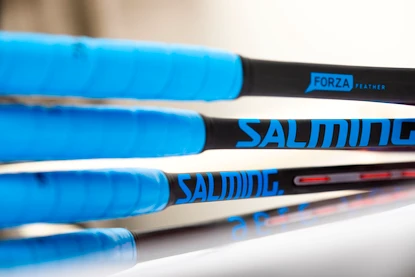 Squashová raketa Salming  Cannone Feather Racket Black/Cyan