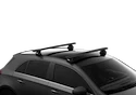 Střešní nosič Thule s hliníkovou EVO tyčí černý Toyota Highlander (XU70) 5-dr SUV s integrovanými střešními podélníky 20+