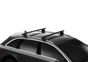 Střešní nosič Thule s hliníkovou EVO tyčí černý Vauxhall Zafira Family 5-dr MPV s integrovanými střešními podélníky 11-14