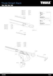 Střešní nosič Thule  Smart Rack 795