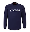 Svetr CCM  LOCKER ROOM FLEECE CREW True Navy M