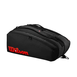 Taška na rakety Wilson Clash V3 15PK Racquet Bag Black/Infrared