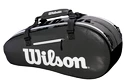 Taška na rakety Wilson Super Tour 2 Compartment Small Black/Grey