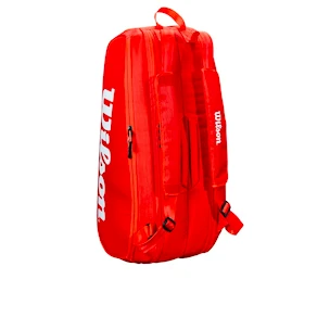 Taška na rakety Wilson  Super Tour 6 Pack Red