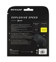 Tenisový výplet Dunlop  Explosive Speed Black 1.25 Set (12 m)