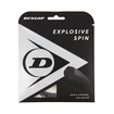 Tenisový výplet Dunlop  Explosive Spin Black 1.25 Set (12 m)