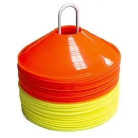 Tréninkový kužel Blue Sports Saucer 2" Kit 25x Yellow + 25x Orange