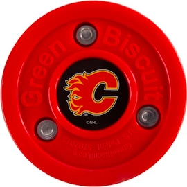 Tréninkový puk Green Biscuit Calgary Flames