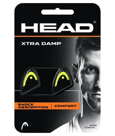 Vibrastop Head Xtra Damp Black/Yellow (2 Pack)