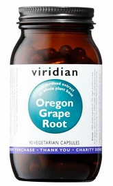 Viridian Oregon Grape Root (Kořen Mahonie cesmínolisté) 90 kapslí