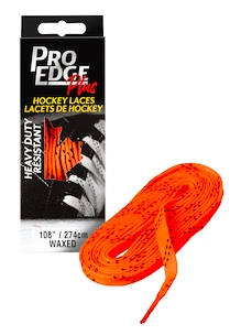 Voskované hokejové tkaničky Sportstape  70N Double Tracer Waxed Lace Orange