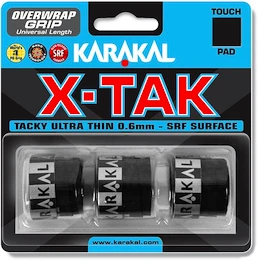 Vrchní omotávka Karakal X-Tak Overgrip 3er Black