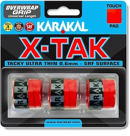 Vrchní omotávka Karakal X-Tak Overgrip 3er Red