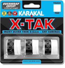 Vrchní omotávka Karakal X-Tak Overgrip 3er White