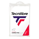 Vrchní omotávka Tecnifibre  Contact Pro White 12 Pack