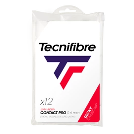 Vrchní omotávka Tecnifibre Contact Pro White 12 Pack