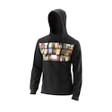 Vyzkoušené -  Pánská mikina Wilson  Photo Po Hoody Slim-Fit Black XL  XL