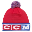 Zimní čepice CCM  FLAG POM KNIT TEAM  CZECH Multiple Team Color