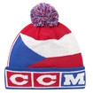 Zimní čepice CCM  FLAG POM KNIT TEAM  CZECH Multiple Team Color