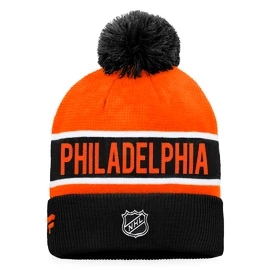 Zimní čepice Fanatics Authentic Pro Game & Train Cuffed Pom Knit Philadelphia Flyers